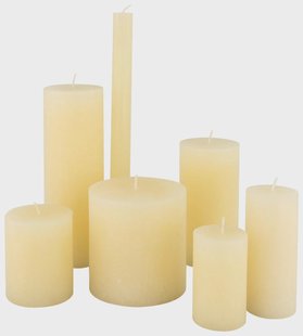 HEMA Rustieke kaarsen ivoor (ivoor)