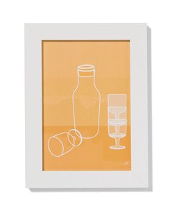 HEMA Fotolijst 10x15cm wit hout wit (wit)