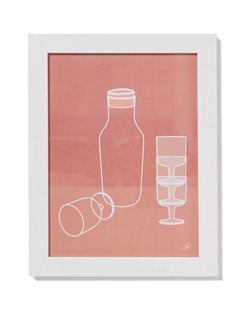 HEMA Fotolijst 15x20cm wit hout wit (wit)