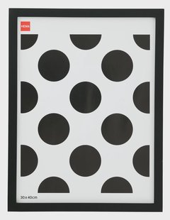 HEMA Fotolijst 30x40cm zwart hout zwart (zwart)