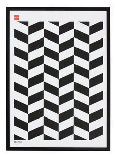HEMA Fotolijst 50x70cm zwart hout zwart (zwart)