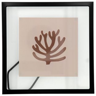 HEMA Fotolijst 15x15cm zwart metaal floating zwart (zwart)