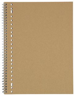 HEMA Collegeblok A4 geruit 10x10mm kraft