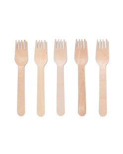 HEMA Wegwerpvorken hout 10 stuks
