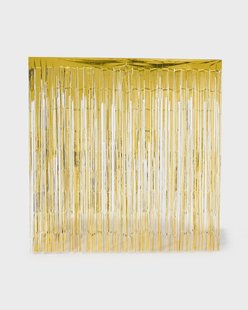 HEMA Glittergordijn 200x200cm goud (goud)