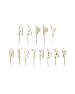 HEMA Taartkaarsjes H-A-P-P-Y B I-R-T-H-D-A-Y