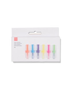 HEMA Minimarkers - 6 Stuks HEMA Minimarkers - 6 Stuks