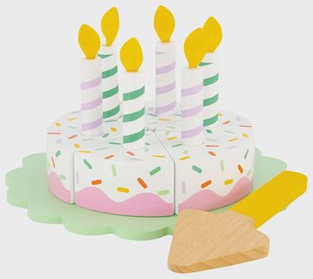 HEMA Houten taart Ø 8 cm - 14-delig