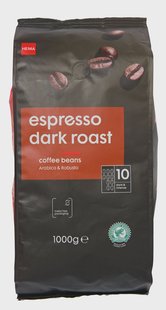 HEMA Koffiebonen espresso dark roast - 1000 gram