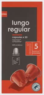 HEMA Koffiecups lungo regular - 20 stuks