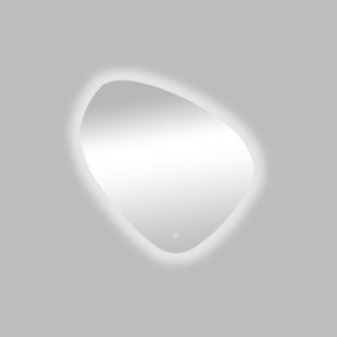 Spiegel Best Design Ballon Asymmetrisch 80x80cm Met LED Verlichting Rondom en One-Touch Bediening Spiegel Best Design Ballon Asymmetrisch 80x80cm Met LED Verlichting Rondom en One-Touch Bediening