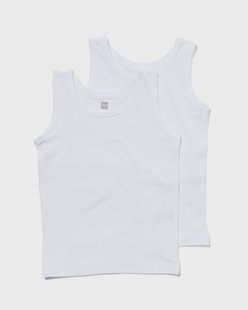 HEMA Kinderhemden - 2 stuks wit (wit)