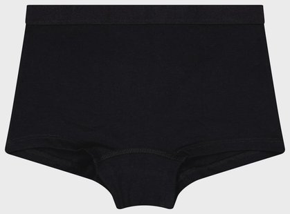 HEMA Kinder boxers katoen/stretch - 3 stuks zwart (zwart)