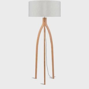 GOOD&MOJO Vloerlamp Annapurna - Naturel|Bamboe - Ø60cm