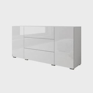 Meubella - Dressoir Bonzo - Wit - 150 cm