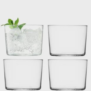 L.S.A. - Gio Tumbler Glas 220 ml Set van 4 Stuks