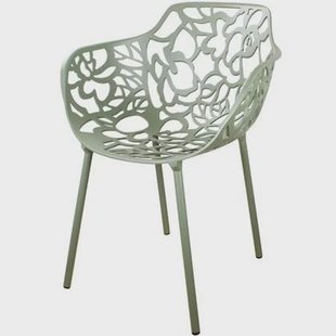 DS4U Cast magnolia stoel met arm avocado