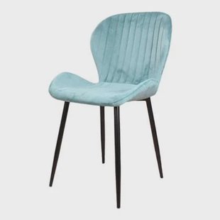 DS4U Giulia eetkamerstoel velvet petrolblauw DS4U Giulia eetkamerstoel velvet petrolblauw