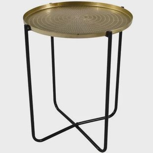 Lesli Living Bijzettafel Sumba Goud 50 cm