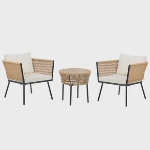 Beliani - GARGANO - Tuinset - Beige - PE rotan