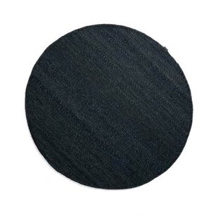 Nordic Weavers Rond wollen vloerkleed Lett - petrol - 190 cm