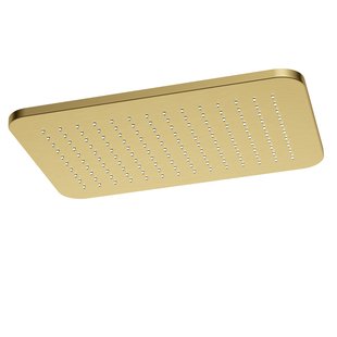Hoofddouche Hotbath Gal Rechthoek 27x40 cm Geborsteld Messing PVD
