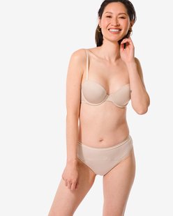 HEMA Voorgevormde bh met beugel beige (beige)