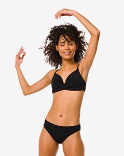 HEMA Dames bikinibroekje middelhoge taille zwart (zwart)