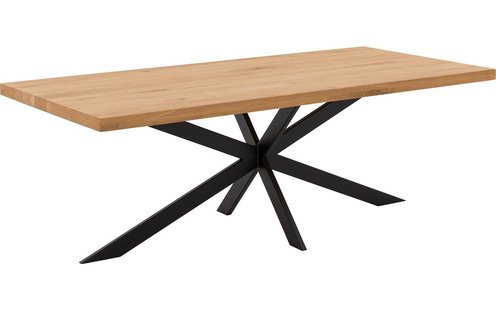 Goossens Eettafel Blade, Strak blad 200 x 100 cm 6 cm dik