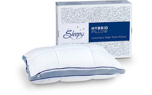 Sleepy Sleepy Hoofdkussen Sleepy Hybrid Pillow, 50 x 70 cm Sleepy Sleepy Hoofdkussen Sleepy Hybrid Pillow, 50 x 70 cm