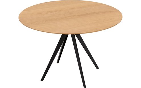 Goossens Excellent Eettafel Ferris Piramide Poot, Rond 120 x 120 cm