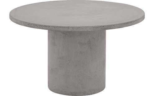 Goossens Salontafel Stone rond, beton grijs, urban industrieel, 70 x 40 x 70 cm