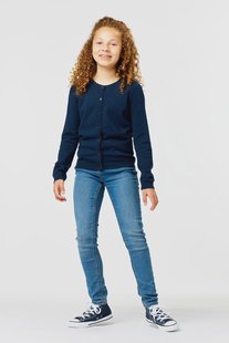 HEMA Kinder jeans skinny fit middenblauw (middenblauw)