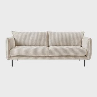 by fonQ Ribbon 3-zitsbank - Rib - Crème