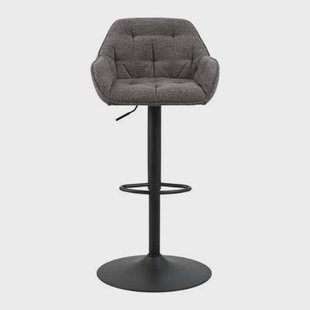 by fonQ basic Arvid Verstelbare Barkruk - Antraciet