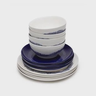SERAX - Ottolenghi - Feast Serviesset 12-delig - Wit/Blauw