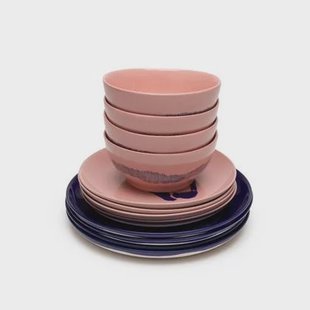 SERAX - Ottolenghi - Feast Serviesset 12-delig - Blauw/Roze