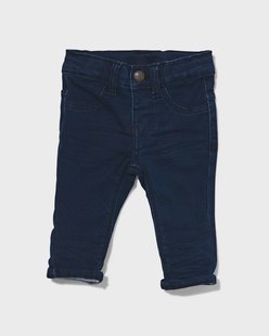 HEMA Baby jogdenim donkerblauw (donkerblauw)