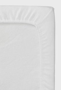 HEMA Ledikant molton hoeslaken 60 x 120 cm (wit)