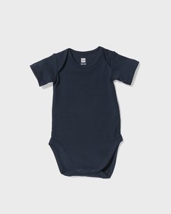HEMA Romper organic katoen stretch donkerblauw (donkerblauw)