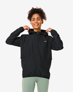 HEMA Dames Sportjas Zwart (zwart) HEMA Dames Sportjas Zwart (zwart)