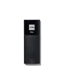 HEMA USB stick 2.0 8GB zwart