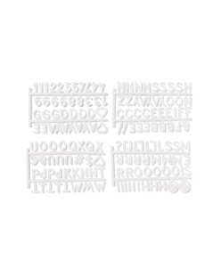 HEMA Letters voor letterbord krat wit (wit)