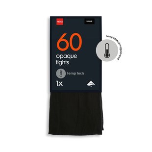 HEMA Temp tech panty 60denier zwart (zwart)