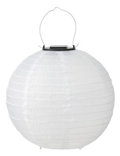 HEMA Solar tuinlampion Ø28cm wit