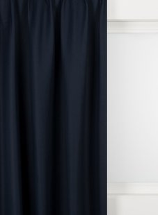 HEMA Gordijnstof Andria verduisterend donkerblauw (donkerblauw)