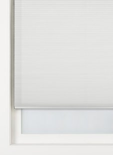 HEMA Plisse dubbel lichtdoorlatend witte achterzijde wit (wit)