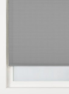 HEMA Plisse dubbel lichtdoorlatend gekleurde achterzijde middengrijs (middengrijs)