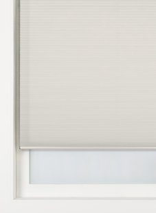 HEMA Plisse dubbel lichtdoorlatend witte achterzijde beige (beige)