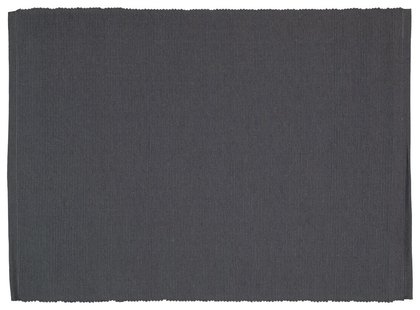 HEMA Placemats - 42 x 32 - katoen - grijs - 2 stuks (grijs)